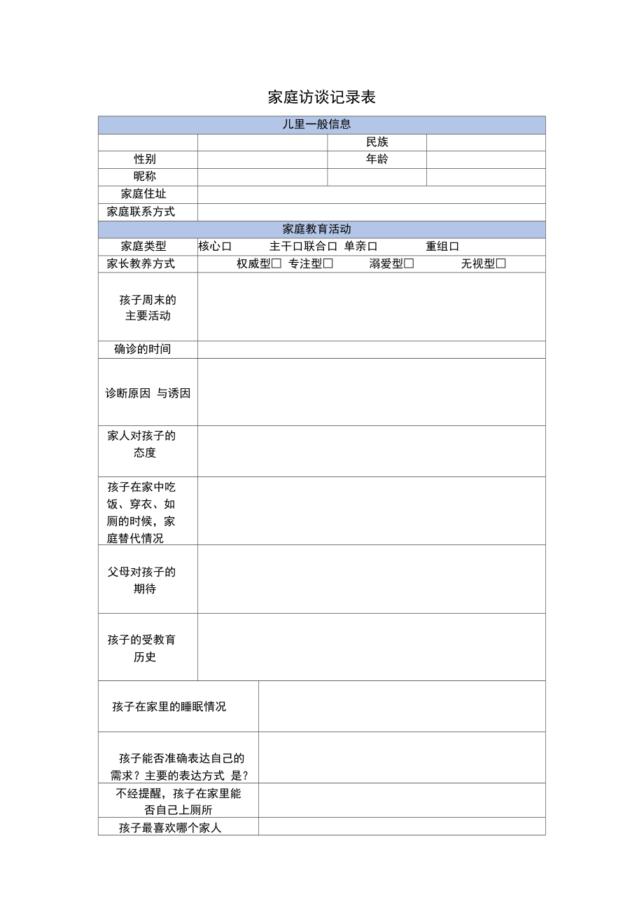 中办调研访谈记录模板下载-(访谈记录怎么写范本表格)
